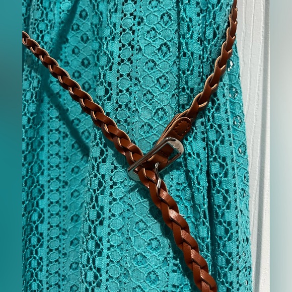 Girls Lace Belted Dress - Picture 3 of 5